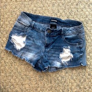 Joe boxer cutoff stretch denim shorts sz7